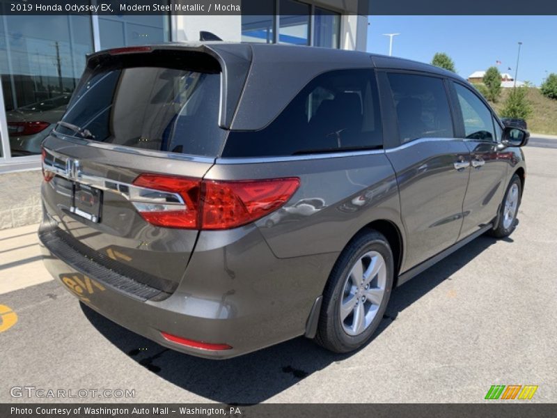 Modern Steel Metallic / Mocha 2019 Honda Odyssey EX