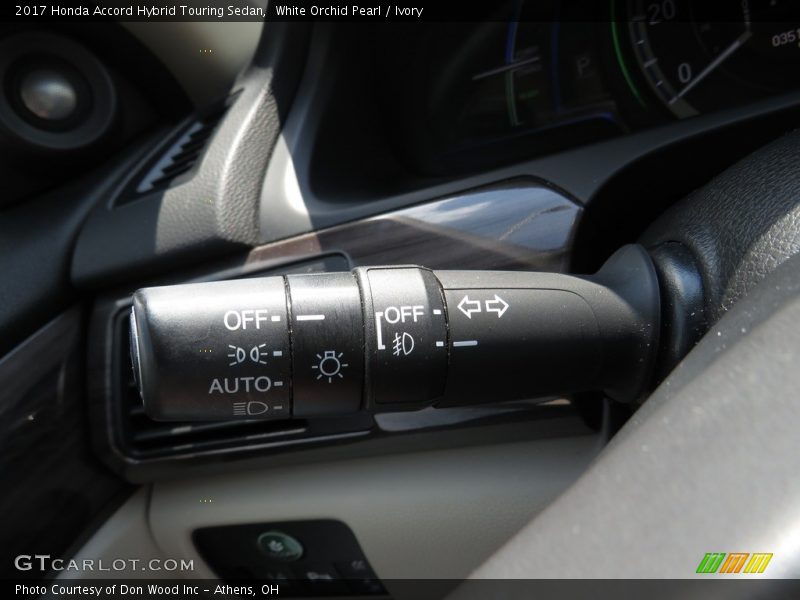White Orchid Pearl / Ivory 2017 Honda Accord Hybrid Touring Sedan