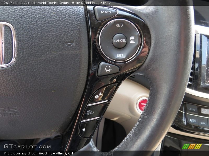 White Orchid Pearl / Ivory 2017 Honda Accord Hybrid Touring Sedan