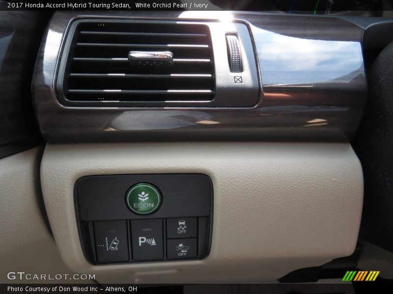 White Orchid Pearl / Ivory 2017 Honda Accord Hybrid Touring Sedan