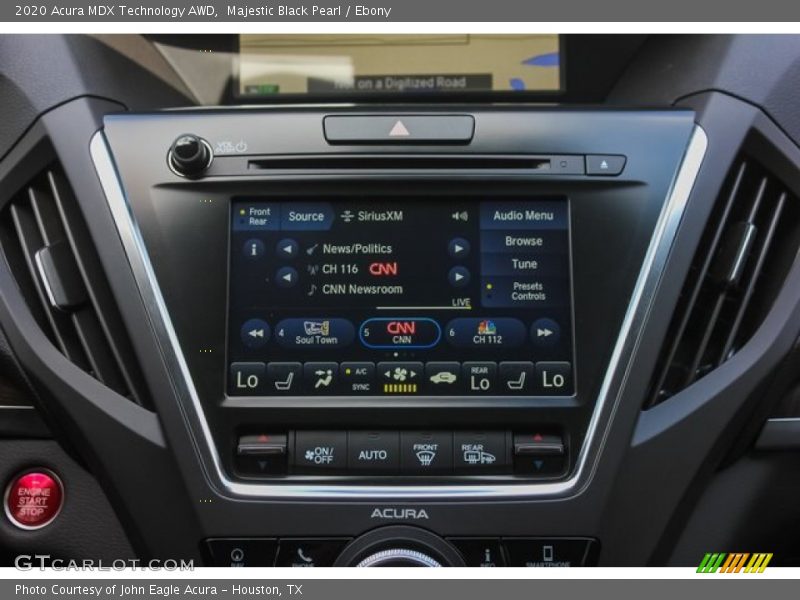 Majestic Black Pearl / Ebony 2020 Acura MDX Technology AWD