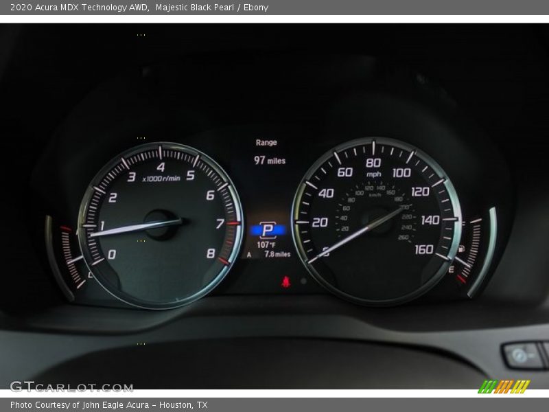 Majestic Black Pearl / Ebony 2020 Acura MDX Technology AWD