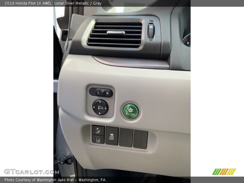 Lunar Silver Metallic / Gray 2019 Honda Pilot LX AWD