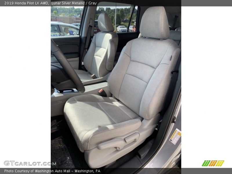 Lunar Silver Metallic / Gray 2019 Honda Pilot LX AWD