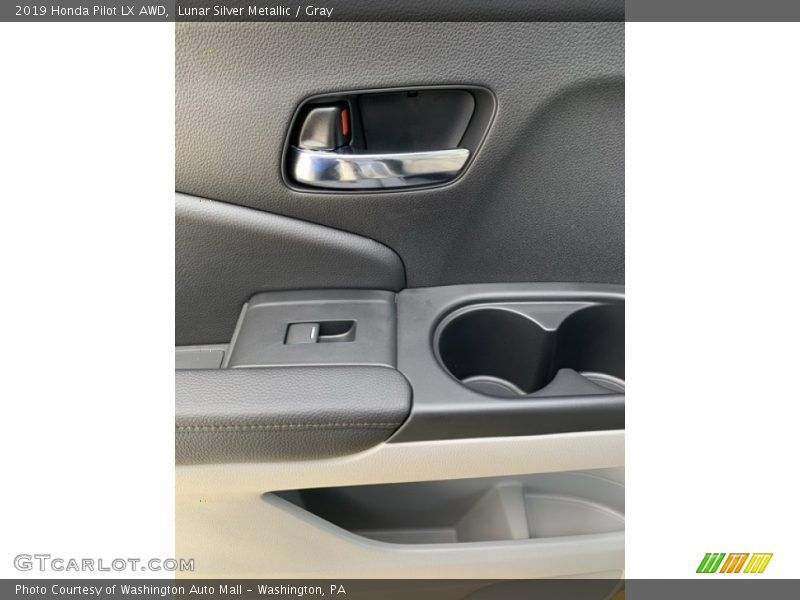 Lunar Silver Metallic / Gray 2019 Honda Pilot LX AWD