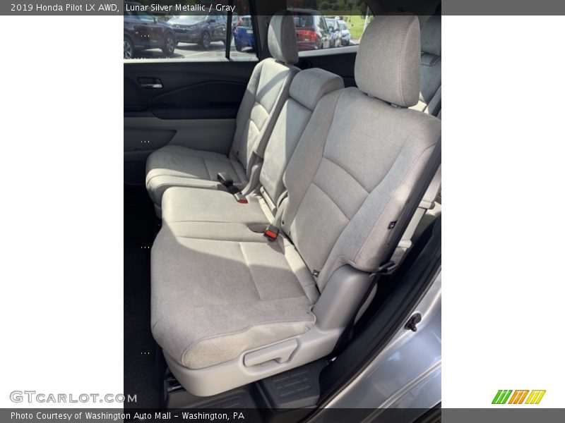 Lunar Silver Metallic / Gray 2019 Honda Pilot LX AWD