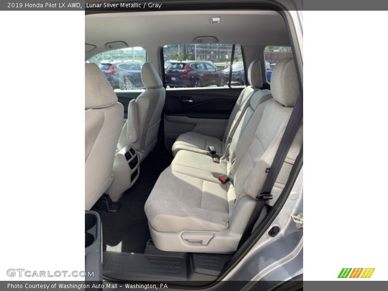 Lunar Silver Metallic / Gray 2019 Honda Pilot LX AWD