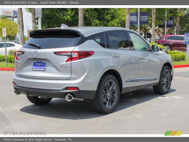 Lunar Silver Metallic / Ebony 2020 Acura RDX A-Spec