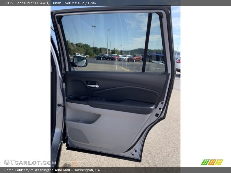 Lunar Silver Metallic / Gray 2019 Honda Pilot LX AWD