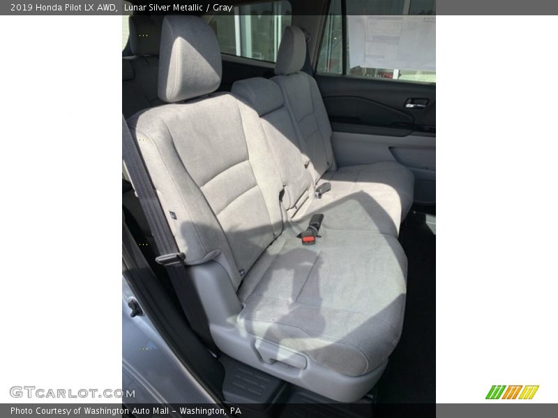 Lunar Silver Metallic / Gray 2019 Honda Pilot LX AWD