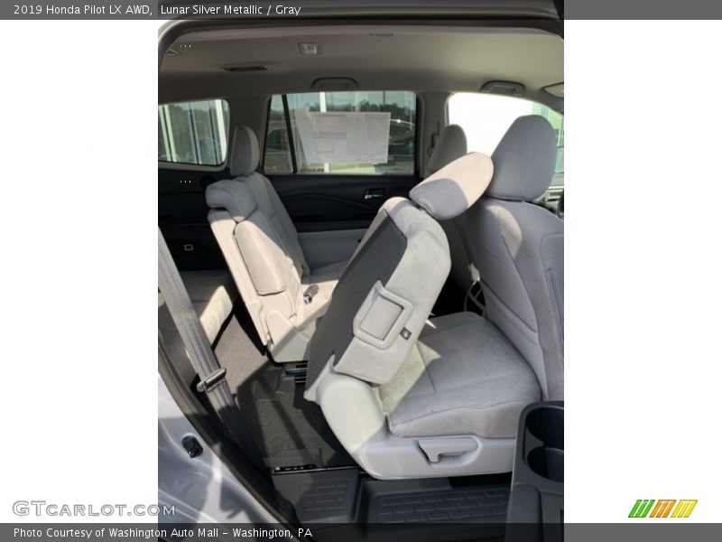 Lunar Silver Metallic / Gray 2019 Honda Pilot LX AWD