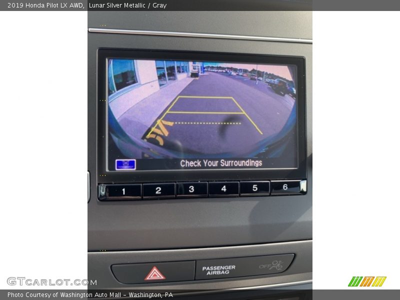 Lunar Silver Metallic / Gray 2019 Honda Pilot LX AWD