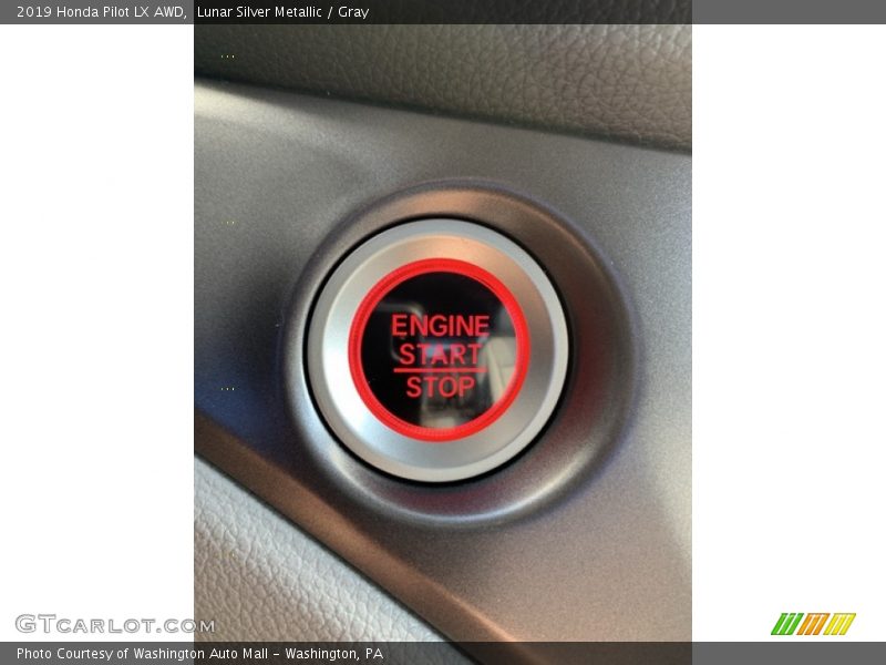 Lunar Silver Metallic / Gray 2019 Honda Pilot LX AWD