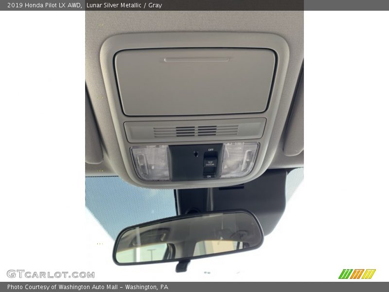 Lunar Silver Metallic / Gray 2019 Honda Pilot LX AWD
