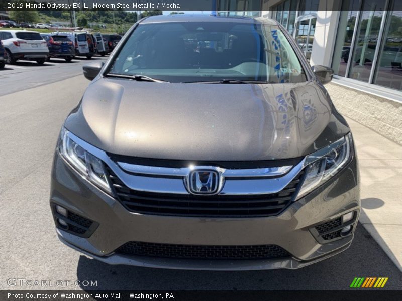 Modern Steel Metallic / Mocha 2019 Honda Odyssey EX-L