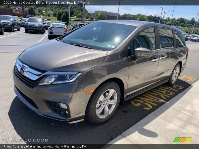 Modern Steel Metallic / Mocha 2019 Honda Odyssey EX-L