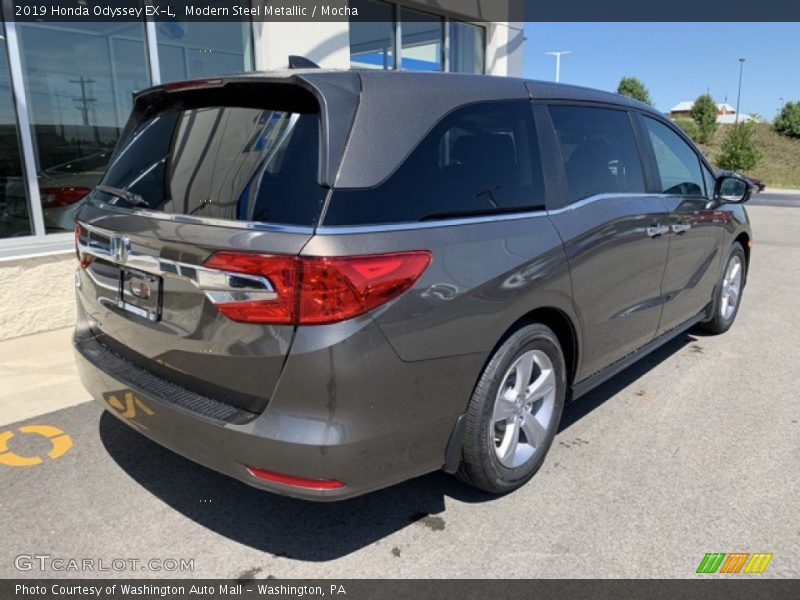 Modern Steel Metallic / Mocha 2019 Honda Odyssey EX-L