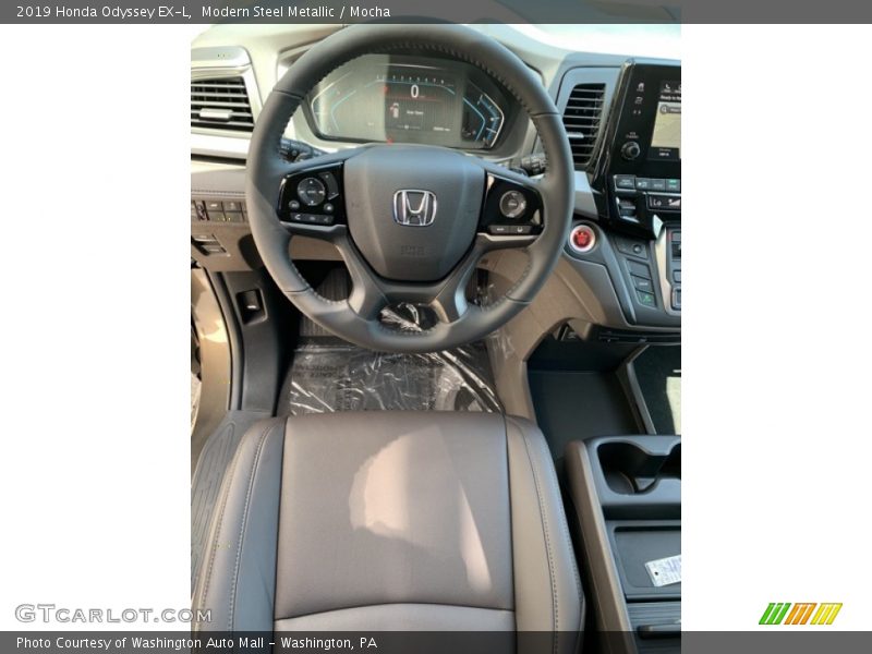 Modern Steel Metallic / Mocha 2019 Honda Odyssey EX-L