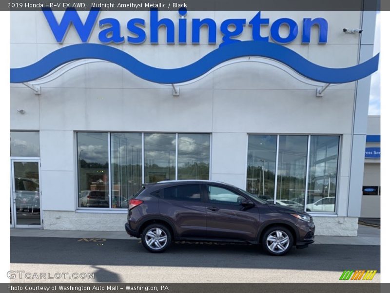 Midnight Amethyst Metallic / Black 2019 Honda HR-V EX AWD