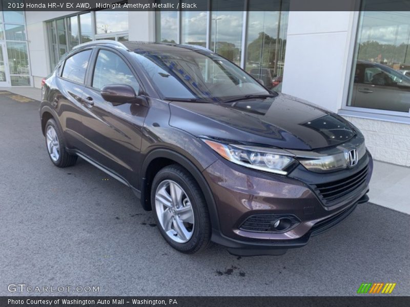 Midnight Amethyst Metallic / Black 2019 Honda HR-V EX AWD