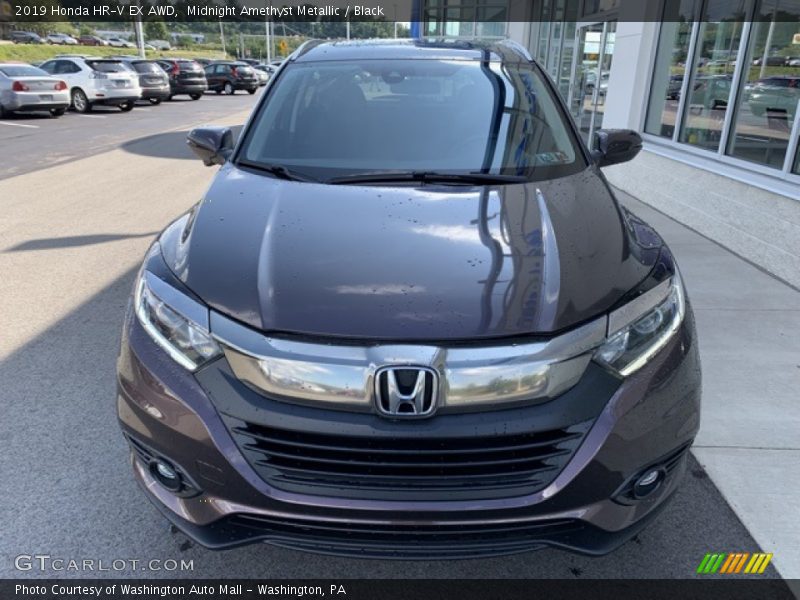 Midnight Amethyst Metallic / Black 2019 Honda HR-V EX AWD