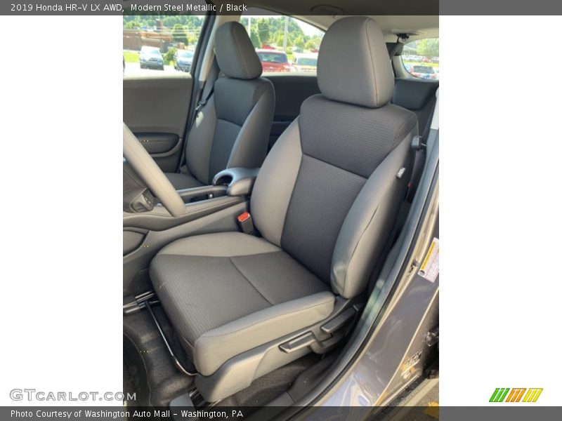 Modern Steel Metallic / Black 2019 Honda HR-V LX AWD