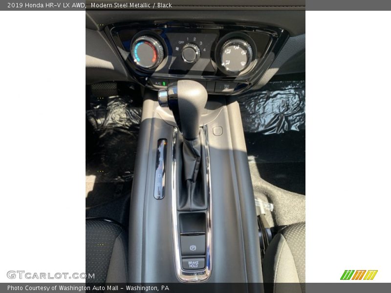 Modern Steel Metallic / Black 2019 Honda HR-V LX AWD