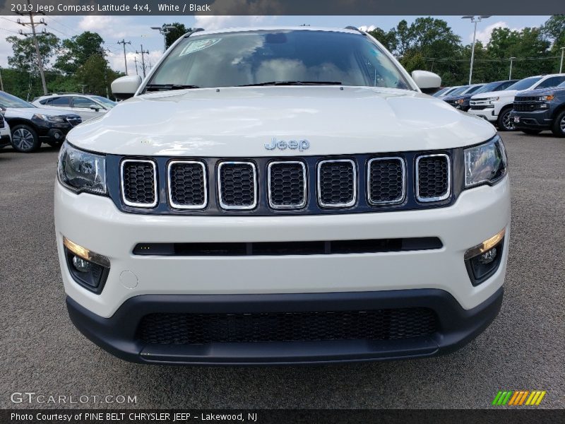 White / Black 2019 Jeep Compass Latitude 4x4