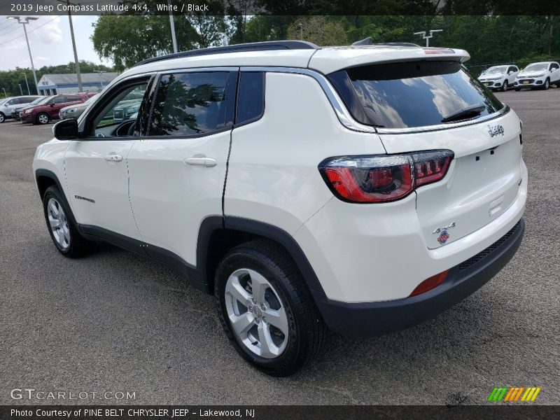White / Black 2019 Jeep Compass Latitude 4x4