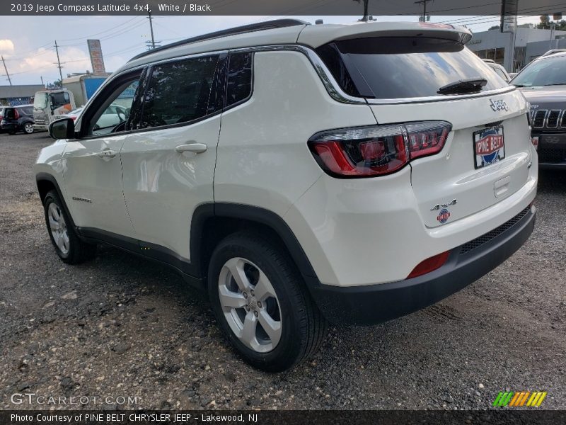 White / Black 2019 Jeep Compass Latitude 4x4