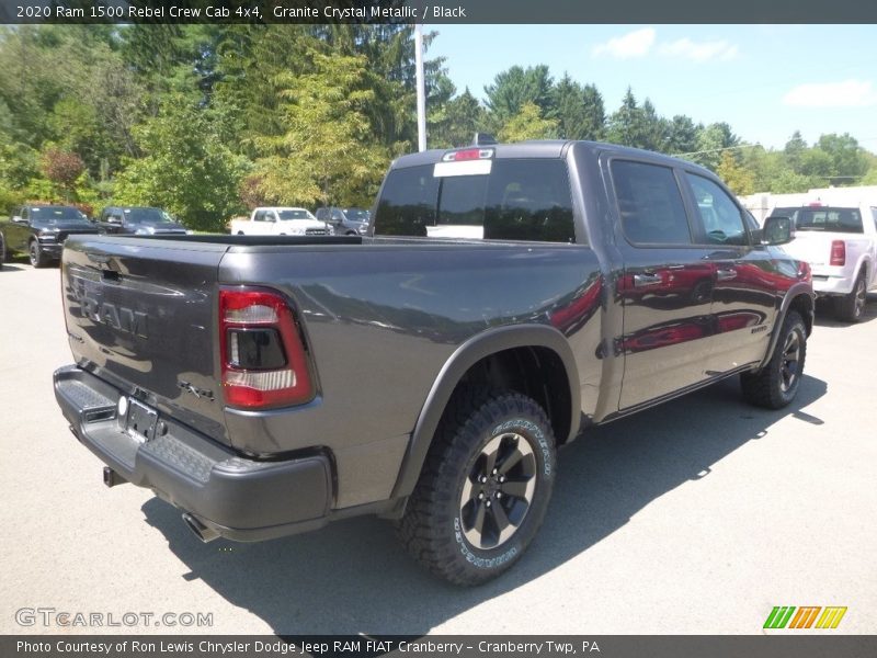 Granite Crystal Metallic / Black 2020 Ram 1500 Rebel Crew Cab 4x4