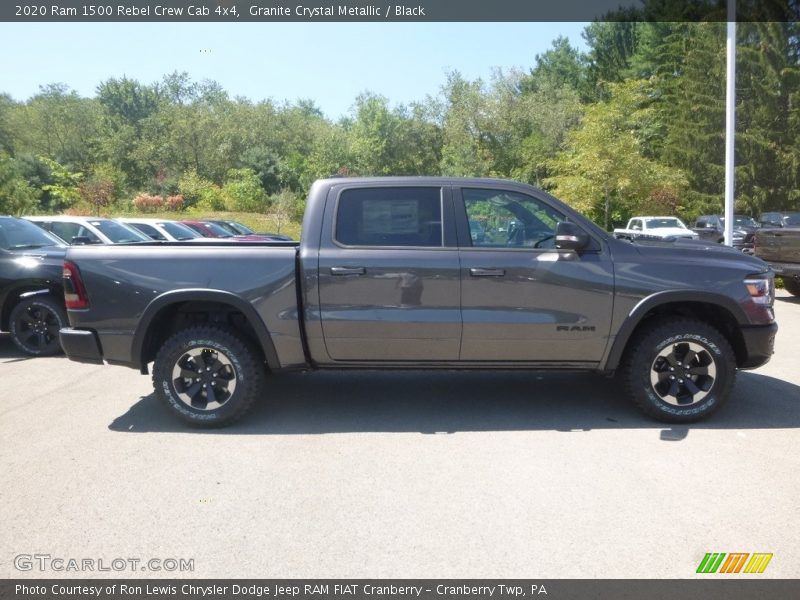 Granite Crystal Metallic / Black 2020 Ram 1500 Rebel Crew Cab 4x4