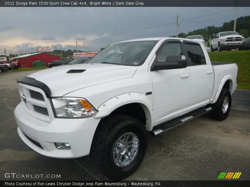 Bright White / Dark Slate Gray 2012 Dodge Ram 1500 Sport Crew Cab 4x4