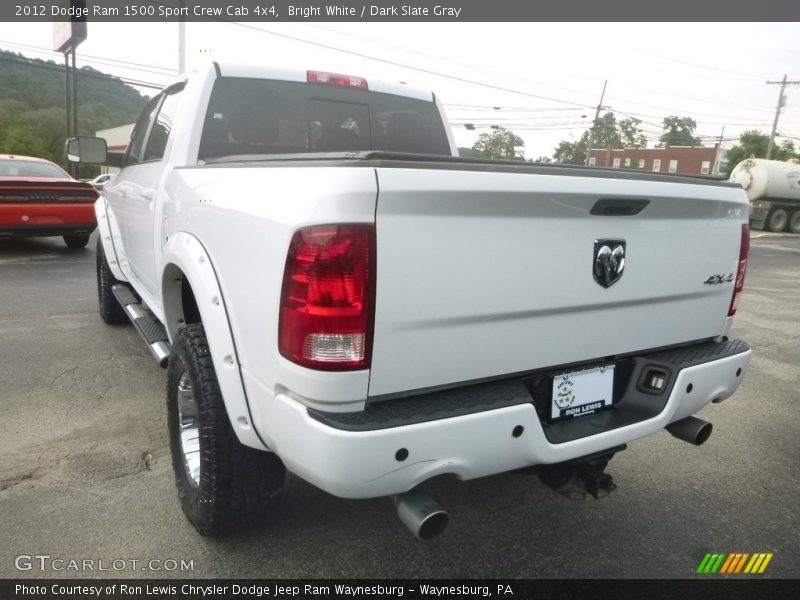 Bright White / Dark Slate Gray 2012 Dodge Ram 1500 Sport Crew Cab 4x4