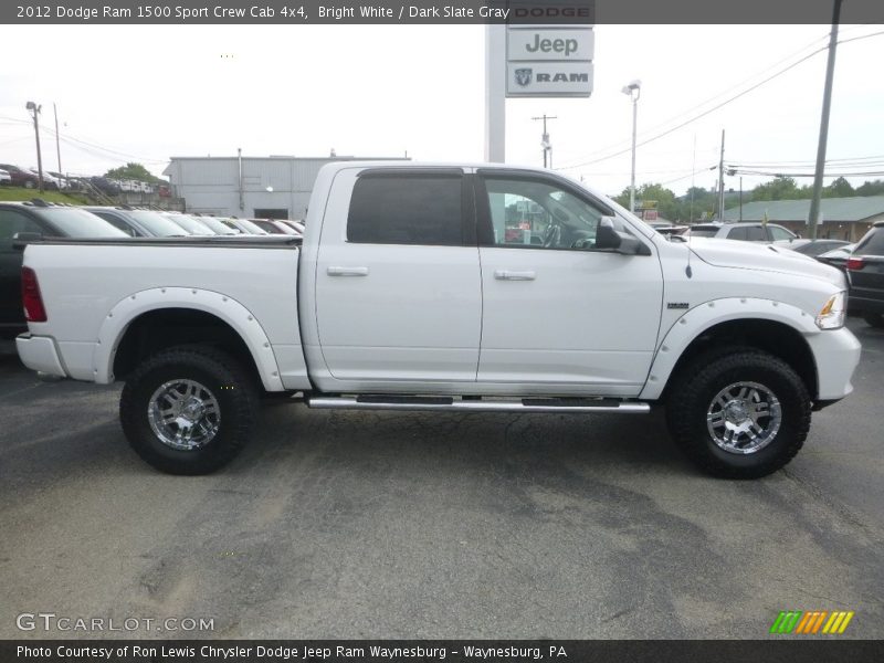 Bright White / Dark Slate Gray 2012 Dodge Ram 1500 Sport Crew Cab 4x4