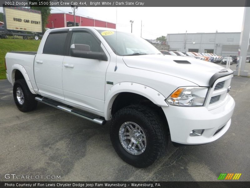Bright White / Dark Slate Gray 2012 Dodge Ram 1500 Sport Crew Cab 4x4