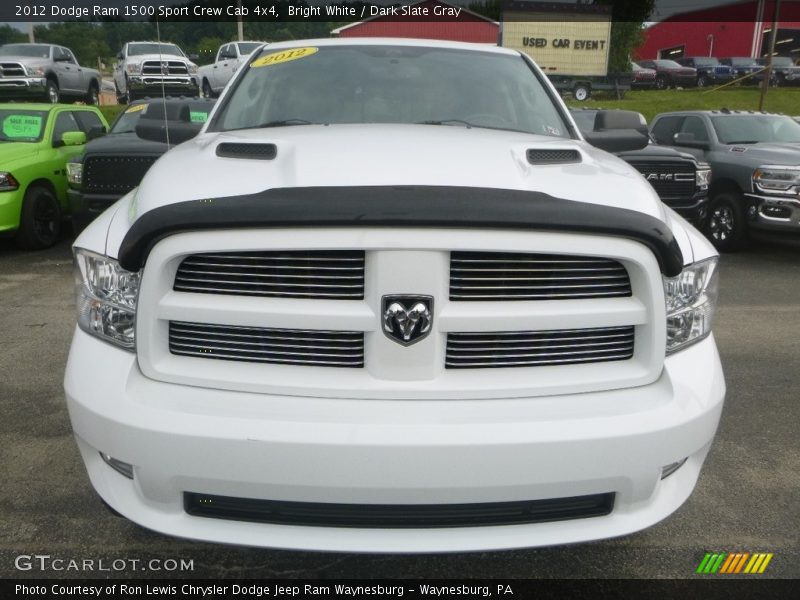 Bright White / Dark Slate Gray 2012 Dodge Ram 1500 Sport Crew Cab 4x4