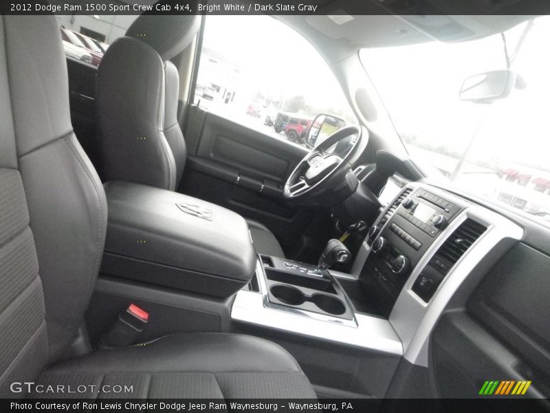 Bright White / Dark Slate Gray 2012 Dodge Ram 1500 Sport Crew Cab 4x4