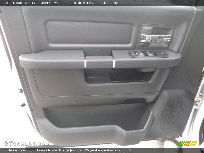 Bright White / Dark Slate Gray 2012 Dodge Ram 1500 Sport Crew Cab 4x4