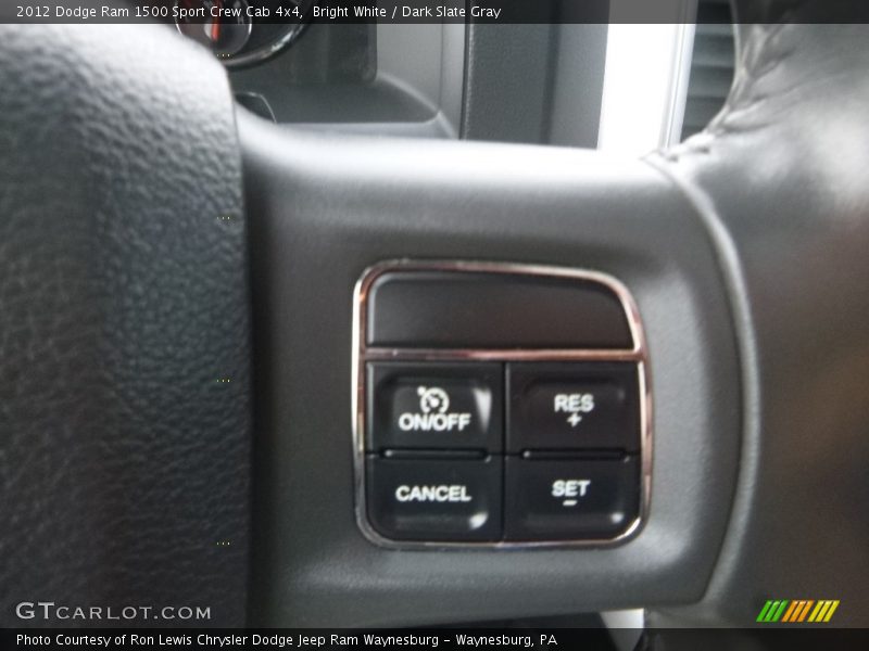 Bright White / Dark Slate Gray 2012 Dodge Ram 1500 Sport Crew Cab 4x4
