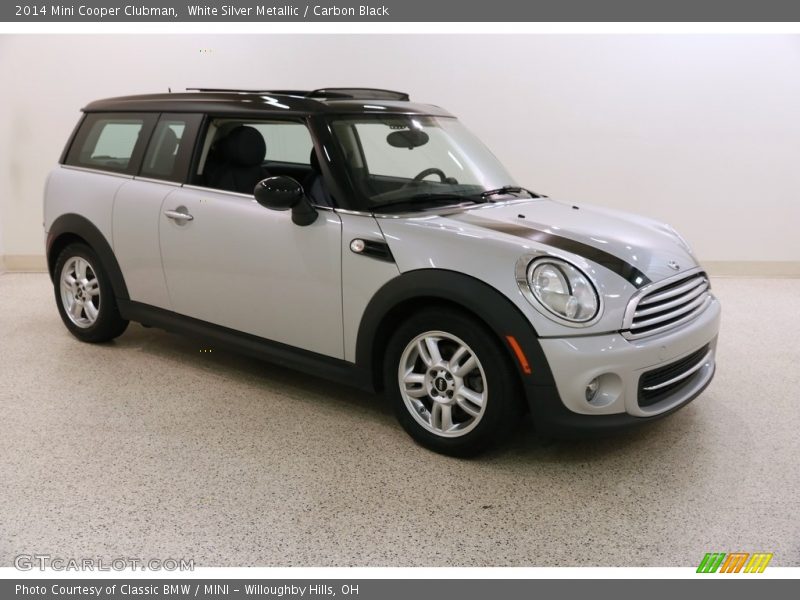 White Silver Metallic / Carbon Black 2014 Mini Cooper Clubman