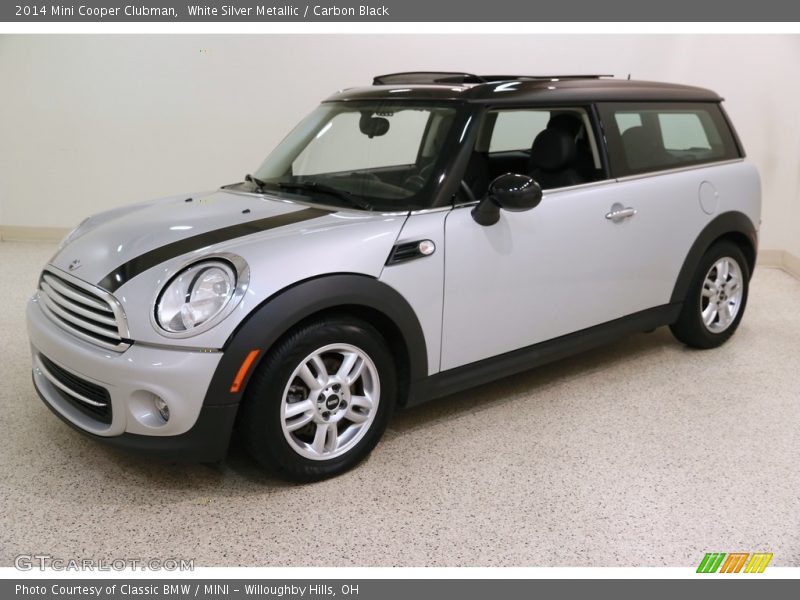 White Silver Metallic / Carbon Black 2014 Mini Cooper Clubman