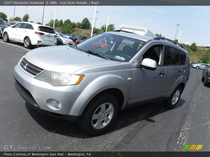 Cool Silver Metallic / Black 2007 Mitsubishi Outlander LS 4WD