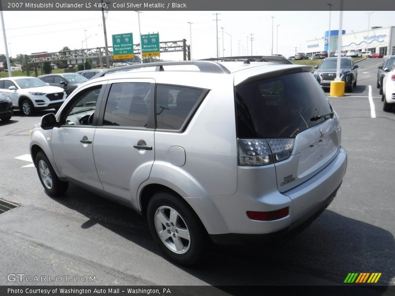 Cool Silver Metallic / Black 2007 Mitsubishi Outlander LS 4WD