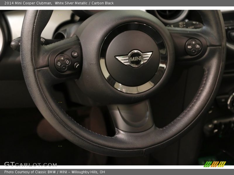 White Silver Metallic / Carbon Black 2014 Mini Cooper Clubman