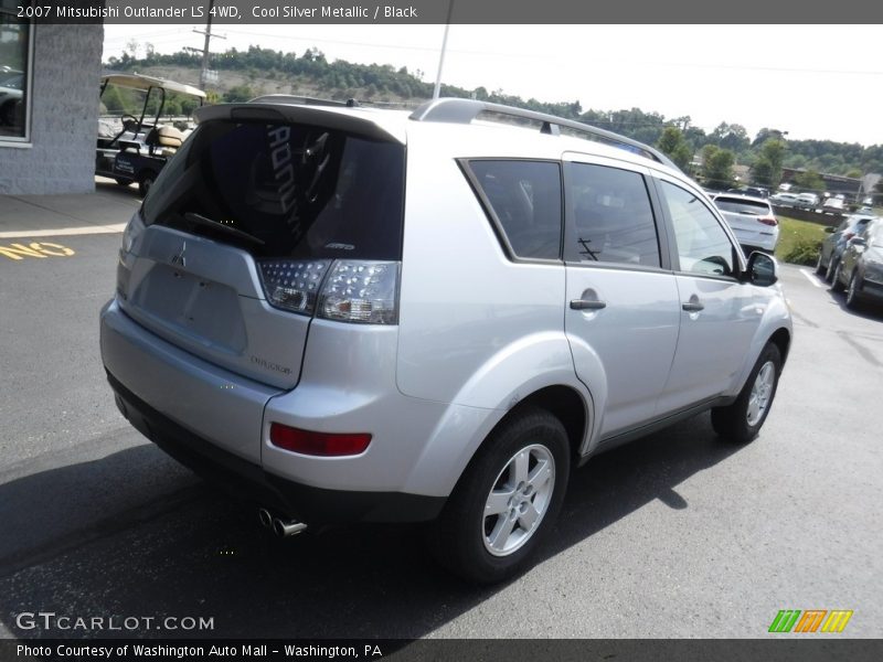 Cool Silver Metallic / Black 2007 Mitsubishi Outlander LS 4WD
