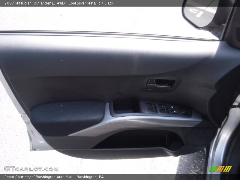 Cool Silver Metallic / Black 2007 Mitsubishi Outlander LS 4WD
