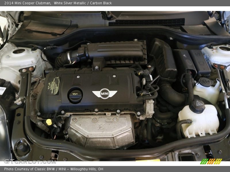 White Silver Metallic / Carbon Black 2014 Mini Cooper Clubman