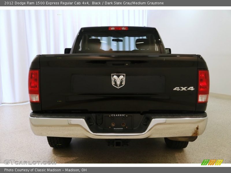 Black / Dark Slate Gray/Medium Graystone 2012 Dodge Ram 1500 Express Regular Cab 4x4