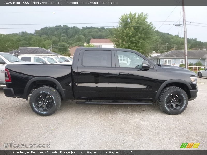  2020 1500 Rebel Crew Cab 4x4 Diamond Black Crystal Pearl